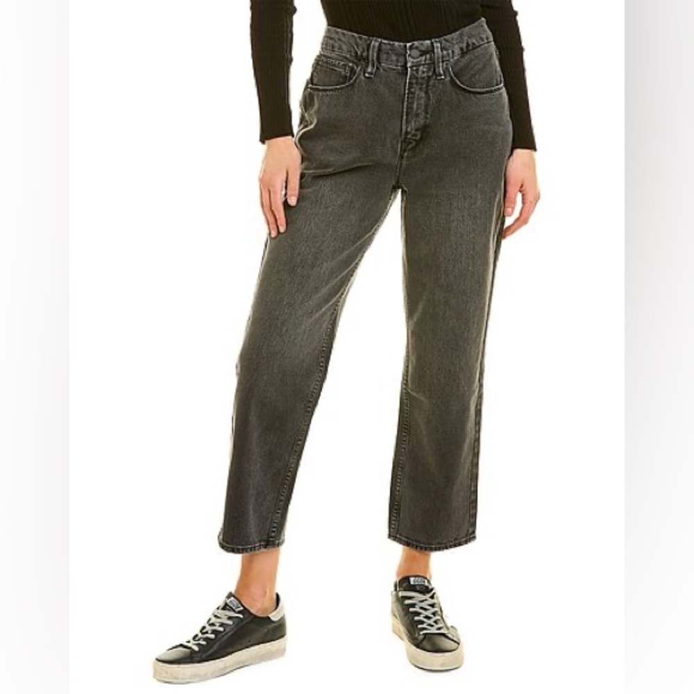 Good American Heritage black straight jean